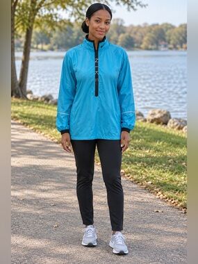 🔥Nike Iconic Running Track Jacket Pull Over